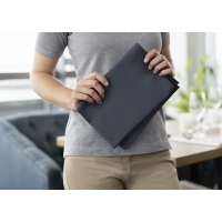 Unicoloured dish and cleaning cloth, 10 Pieces / Pack - Anthracite