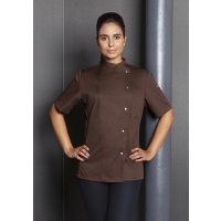 Ladies' Chef Jacket Greta - Light brown