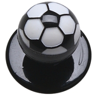 Buttons Football, 12 Pieces / Pack - Black