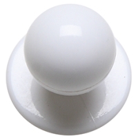 Buttons White, 12 Pieces / Pack - White