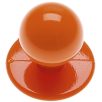 Buttons Orange, 12 Pieces / Pack - Orange
