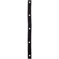 Button Strip 5-hole, 12 cm spacing, 2 Pieces / Pack - Black