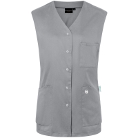 Sleeveless Ladies' Tunic Essential, from Sustainable Material, 65% GRS Certified Recycled Polyester / 35% Conventional Cotton - Platinum grey