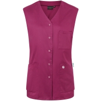 Sleeveless Ladies' Tunic Essential, from Sustainable Material, 65% GRS Certified Recycled Polyester / 35% Conventional Cotton - Fuchsia