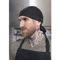 Bandana ROCK CHEF®, from Sustainable Material, 65% GRS Certified Recycled Polyester / 35% Conventional Cotton - Black