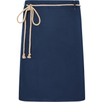 Waist Apron New-Nature, from sustainable material, 65% GRS Certified Recycled Polyester / 35% Conventional Cotton - Steel blue