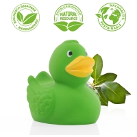 Natural rubber duck, classic - Green