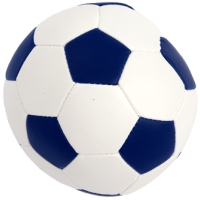 Vinyl soccer ball - White/blue
