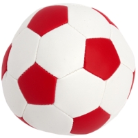 Vinyl soccer ball - White/red