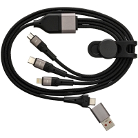 6-in-1 Charging Cable - Black / dark grey