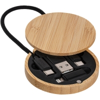 4-in-1 Charging Cable - Brown