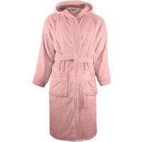 Bathrobe Hooded - Salmon