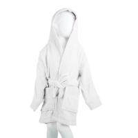 Kids Bathrobe - White