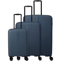 AIR STRIPE  3-piece suitcase set L/M exp./S Slim - Navy