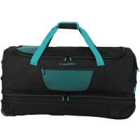 Basics  Roller travelling bag L erw. - Black/petrol