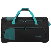 Basics  wheeled travel bag - Black/petrol