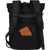 BRIIZE  Rollup backpack M - Black