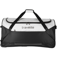 Basics  Wheeled Duffle L - Black/white